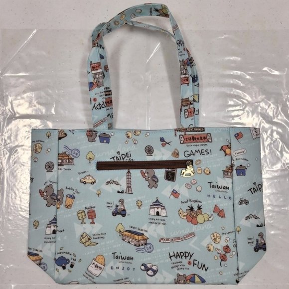 Waterproof Taiwan Medium Tote Shoulder Handbag - Picture 8 of 13